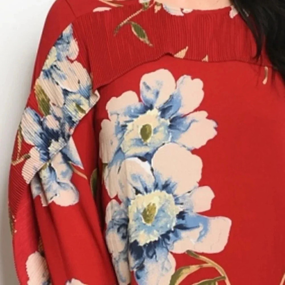 PLUS SIZE FLORAL DRESS - Picture 2 of 2